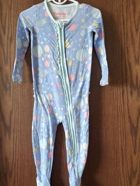 Ruffle Butts Space Theme Bamboo Zippy Size 12-18 Months